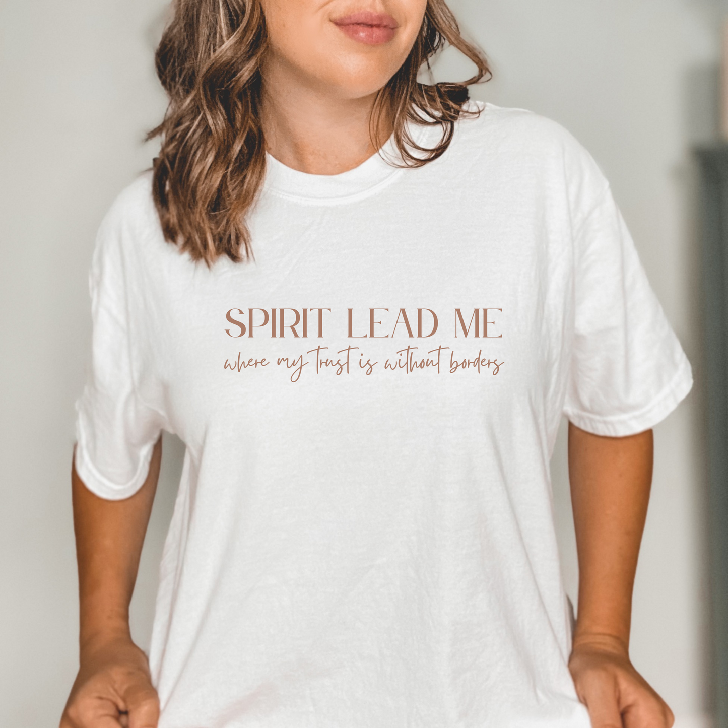 Spirit Lead Me Embroidered Tee