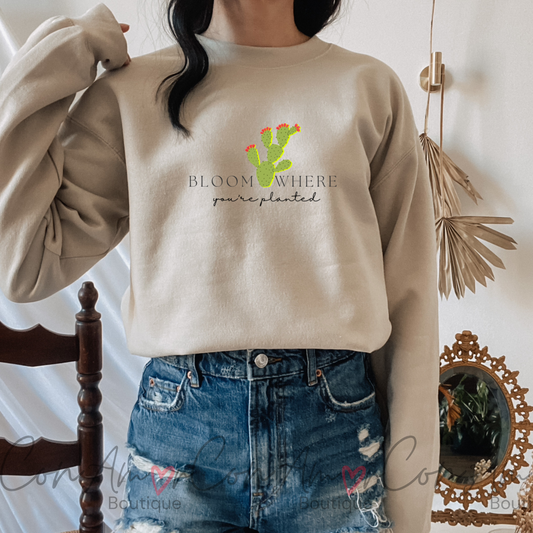 Bloom Where You're Planted Sweater