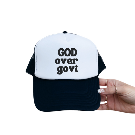 God over govt Trucker Hat