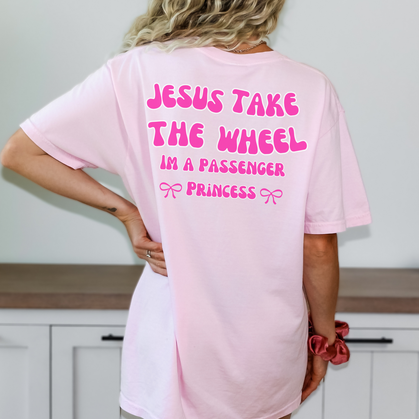 Jesus Take the Wheel Tee