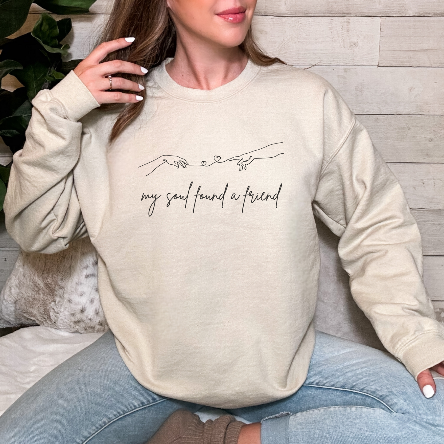 Soul Friend Embroidered Sweater