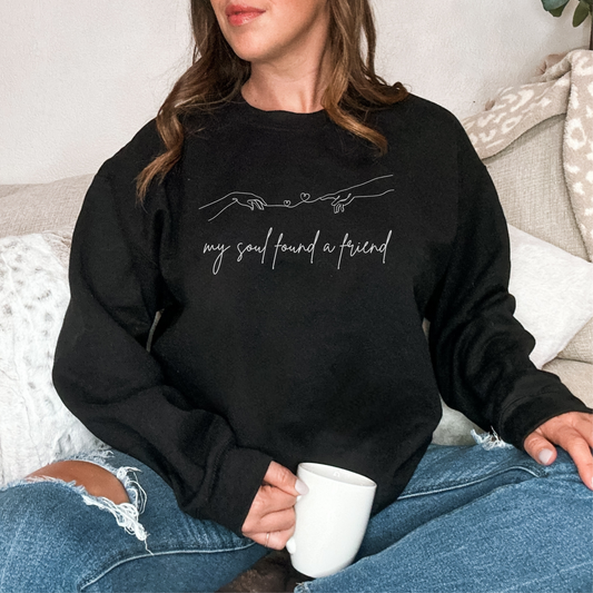 Soul Friend Embroidered Sweater