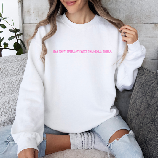 Praying Mama Embroidered Sweater