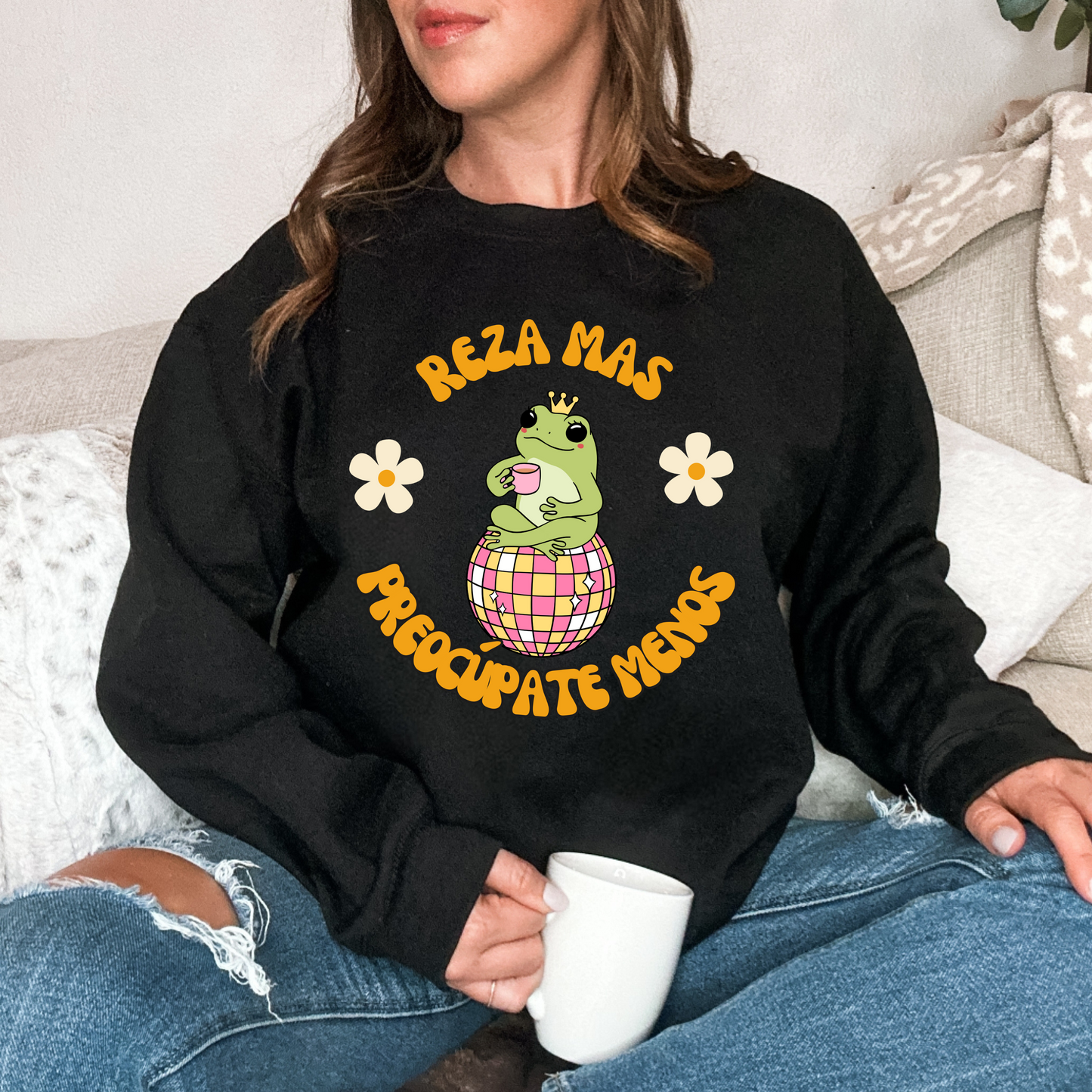 Pray More / Reza Más Sweater