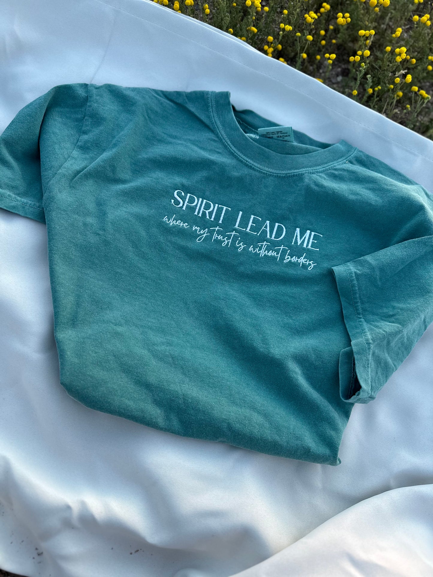 Spirit Lead Me Embroidered Tee