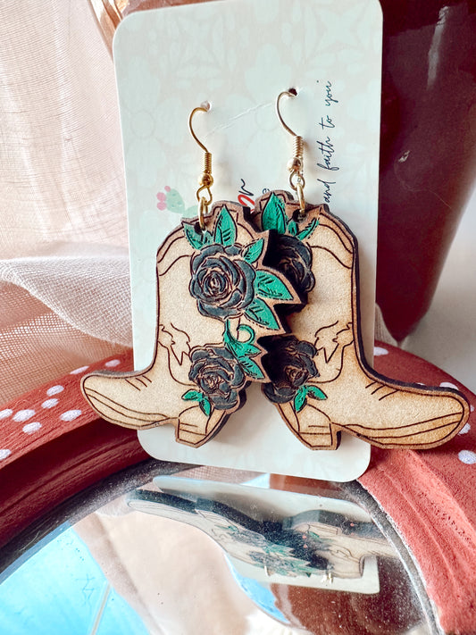 Handmade Earrings - Vaquera Boots