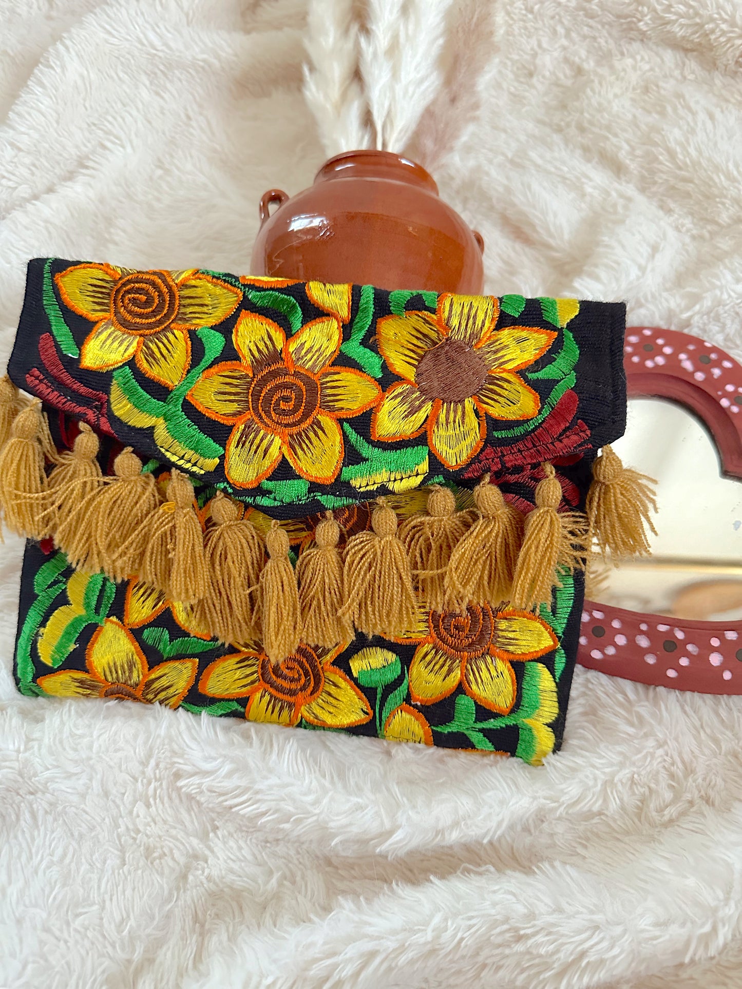 Corina Crossbody Bag - Sunflowers